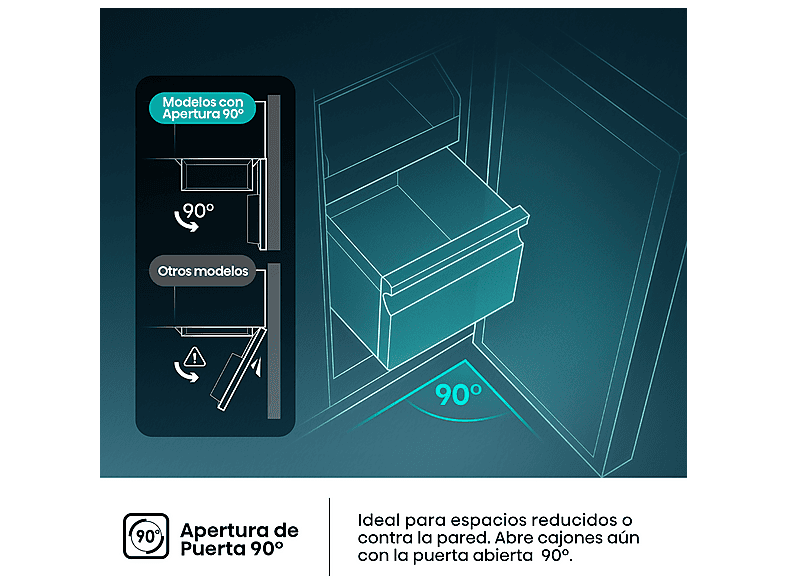 HISENSE FT3K310SEWE1 — Congelador vertical, 185.6 cm, Blanco, 312 l, Kitchen Fit, vista 8