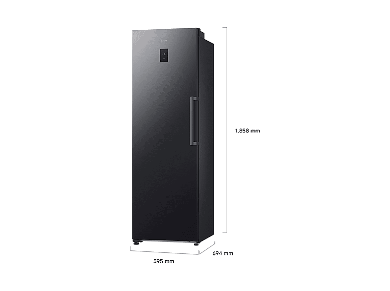 SAMSUNG Bespoke AI RZ70H32HDFEF — Congelador vertical, 185.8 cm, Grafito, 323 l, vista 17