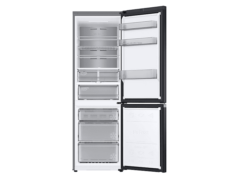 SAMSUNG Bespoke AI RB34C775CB1/EF — Frigorífico combi, 185.3 cm, Grafito, Total No Frost, 344 l, vista 4