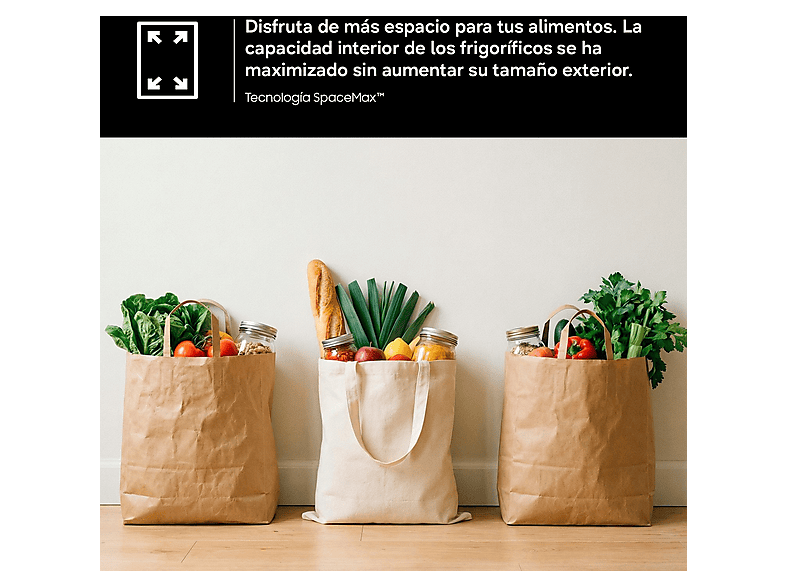 SAMSUNG Bespoke AI RB34C775CB1/EF — Frigorífico combi, 185.3 cm, Grafito, Total No Frost, 344 l, vista 10