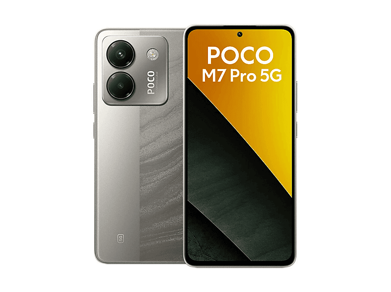 XIAOMI POCO M7 Pro — Smartphone, Plata, 512 GB, 12 GB RAM, 120 Hz, vista 2