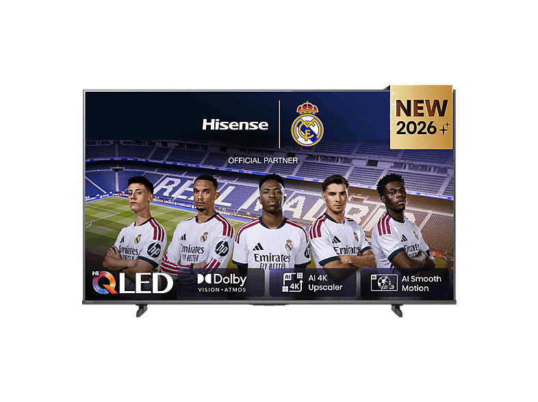HISENSE 65E7S — TV QLED 65", Negro, QLED 4K, Escalador 4K IA, Modo Juego Plus