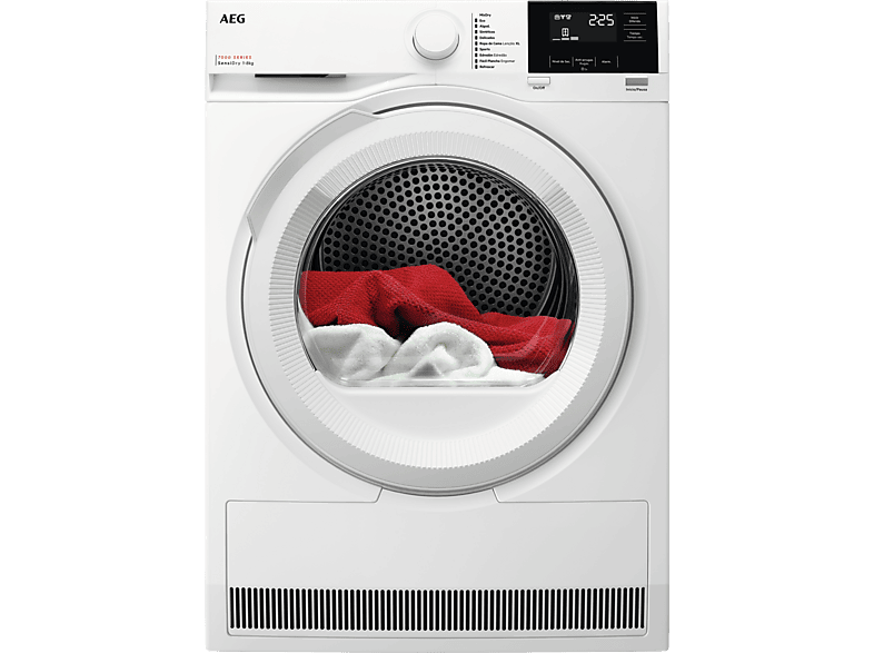 AEG Serie 7000 SensiDry TR718EAOB — Secadora bomba de calor, 8 kg, Blanco