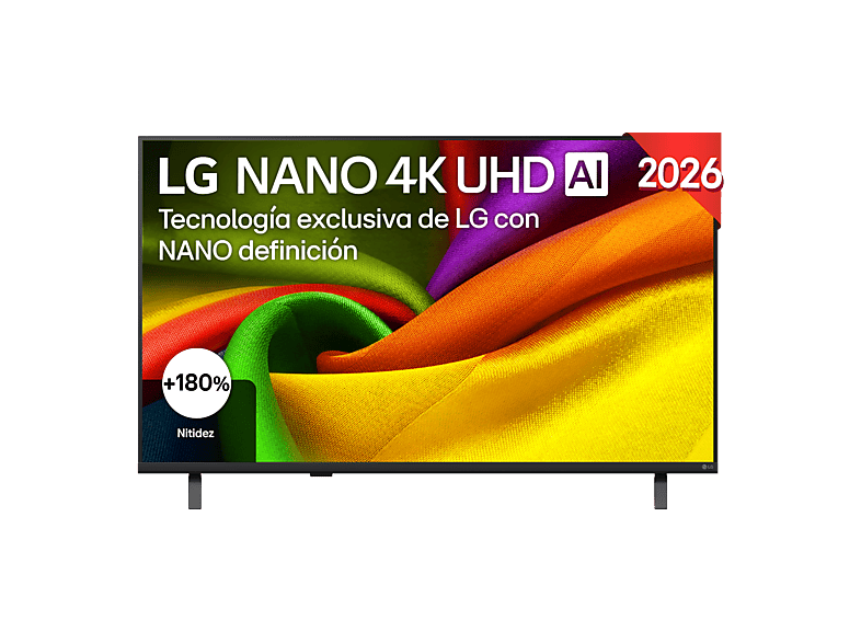 LG 43NU850B6LA — TV LED 43", Negro, UHD 4K, Procesador Inteligente α7 AI Processor 4K Gen9, Smart TV