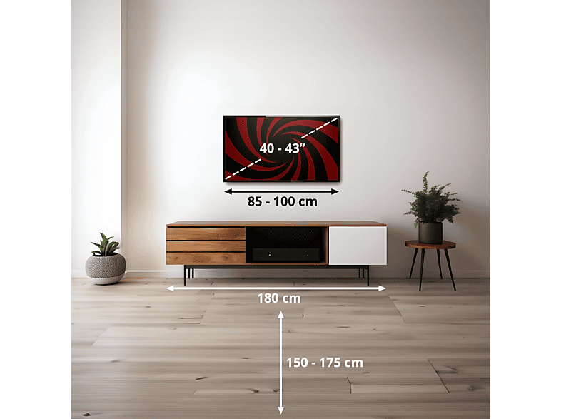 LG 43NU850B6LA — TV LED 43", Negro, UHD 4K, Procesador Inteligente α7 AI Processor 4K Gen9, Smart TV, vista 2