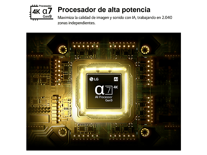 LG 43NU850B6LA — TV LED 43", Negro, UHD 4K, Procesador Inteligente α7 AI Processor 4K Gen9, Smart TV, vista 12