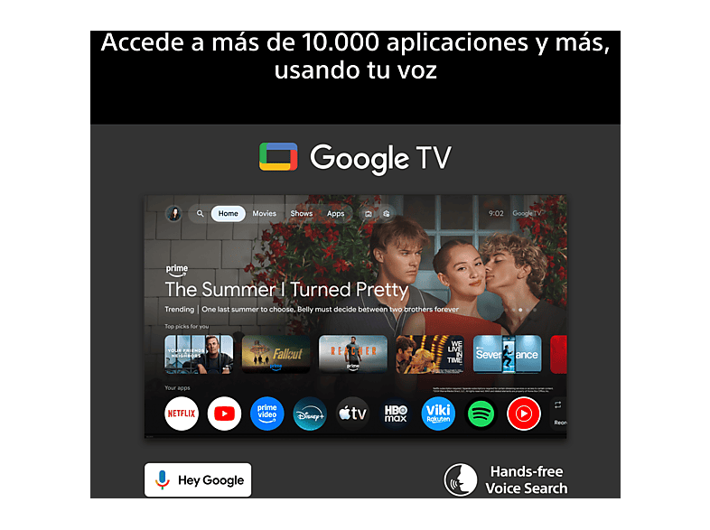 SONY BRAVIA 2 II — TV LED 43", Chromecast, Eco, Direct LED, 4K HDR Processor X1, vista 9