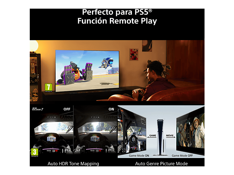 SONY BRAVIA 2 II — TV LED 43", Chromecast, Eco, Direct LED, 4K HDR Processor X1, vista 13