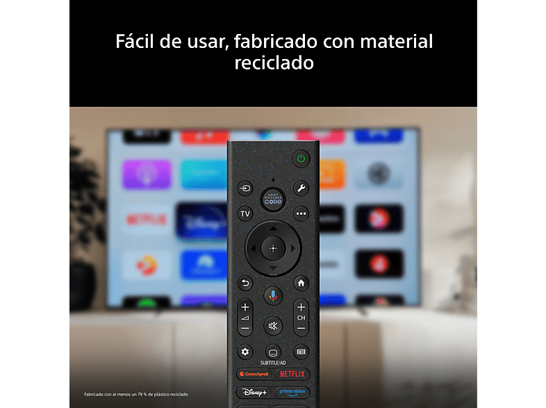 SONY BRAVIA 2 II — TV LED 43", Chromecast, Eco, Direct LED, 4K HDR Processor X1, vista 16