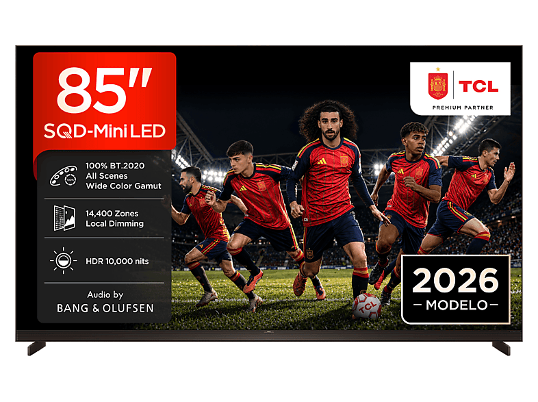 TCL 85X11L — TV SQD-Mini LED 85", Negro, UHD 4K, SQD-Mini, Smart TV con Google TV