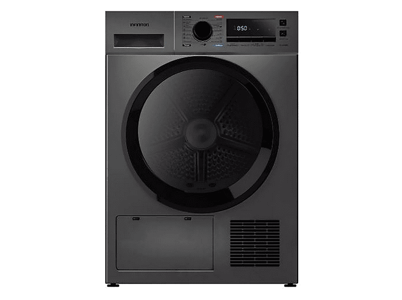 INFINITON SD-BC1DDX — Secadora Bomba de Calor, 10 kg, 16 programas, Dark Inox