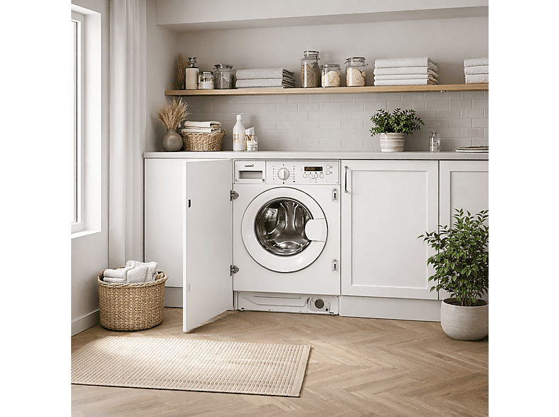 CATA LI 08015 — Lavadora integrable, 8 kg, 16 programas, Blanco, vista 4