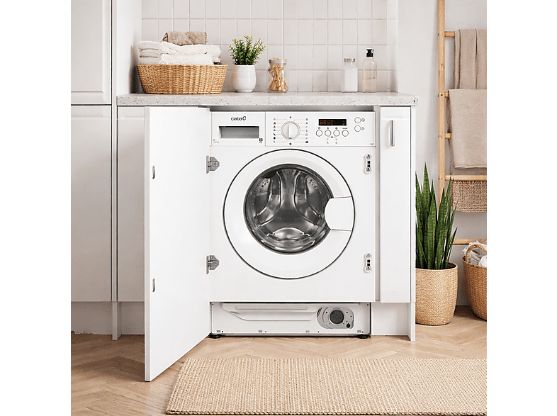CATA LI 08015 — Lavadora integrable, 8 kg, 16 programas, Blanco, vista 6