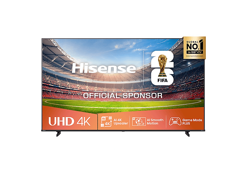 HISENSE 85A6Q — TV LED 85", Negro, UHD 4K, Quad Core/MT9603, Smart TV