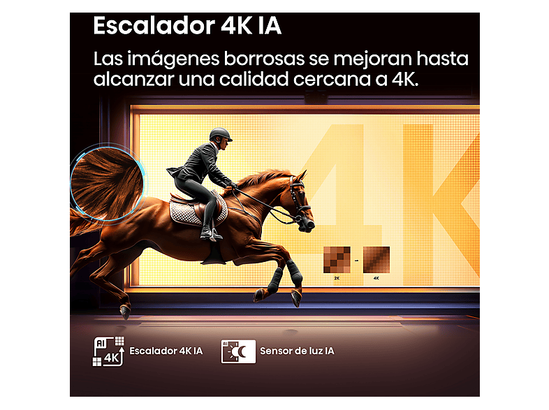 HISENSE 85A6Q — TV LED 85", Negro, UHD 4K, Quad Core/MT9603, Smart TV, vista 4