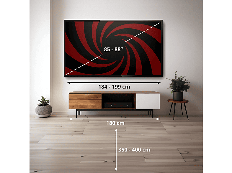 SAMSUNG TU85M80HAUXXC — TV Mini LED 85", Negro, UHD 4K, NQ4 AI Gen2 Processor, Smart TV, vista 2