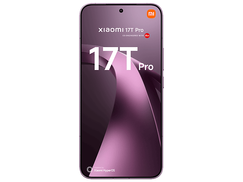 XIAOMI 17T Pro — Smartphone, Morado, 512 GB, 12 GB RAM, 7000 mAh, vista 3