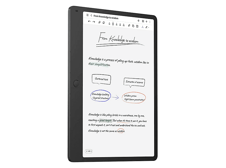 TCL Note A1 NXTPAPER — Tablet, 8 GB RAM, 256 GB, Gris, 11.45" 2K, vista 2
