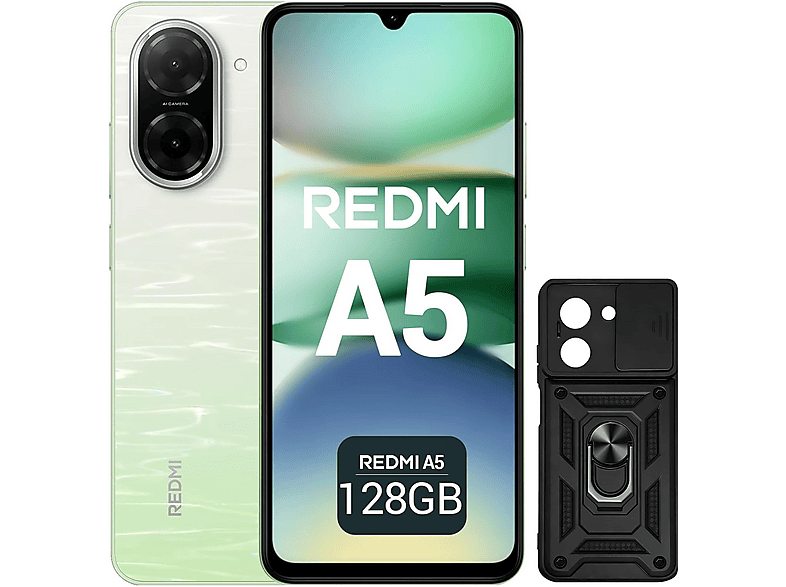 XIAOMI Rdemi A5 — Smartphone, 128 GB, 4 GB RAM, 5200 mAh, verde