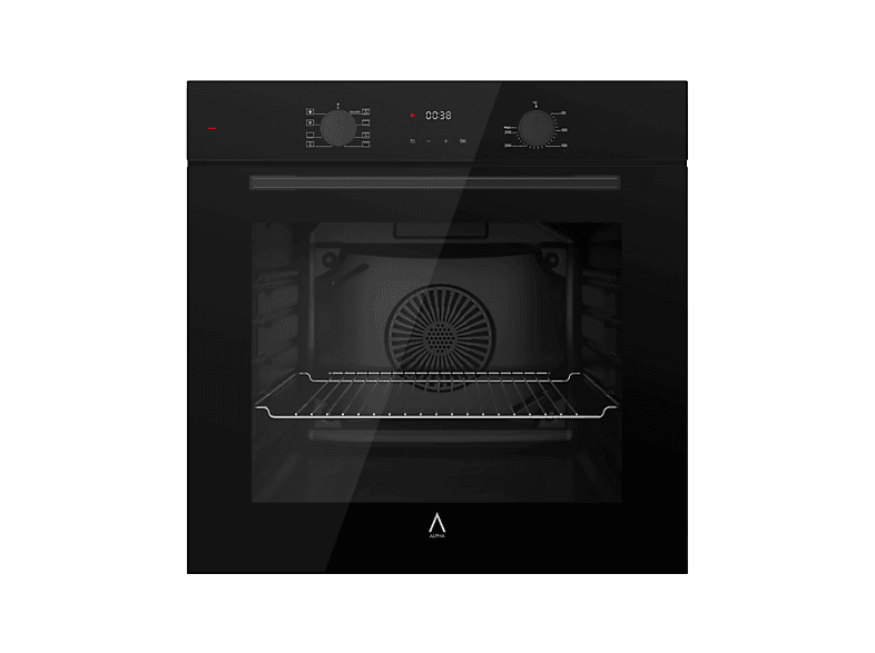 ALPHA Neptuno Elite — Horno multifunción, 60 cm, Negro, 68 l