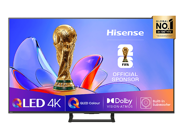 HISENSE 75A7Q — TV QLED 75", Negro, UHD 4K, Quad Core MT9603, Smart TV