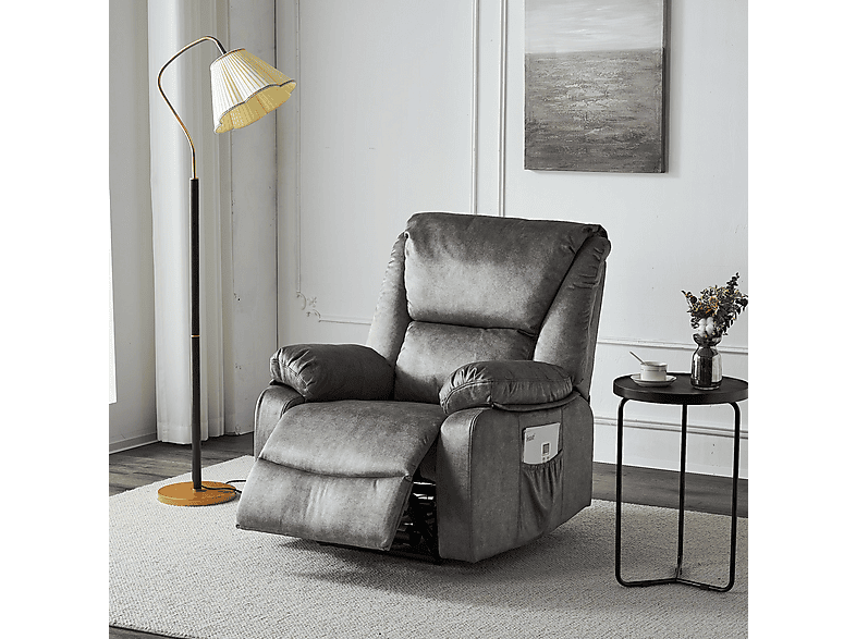 DUPI chicago — Sillón de Masaje, Peso máximo 150 kg, Función calor, Gris Magia, vista 2