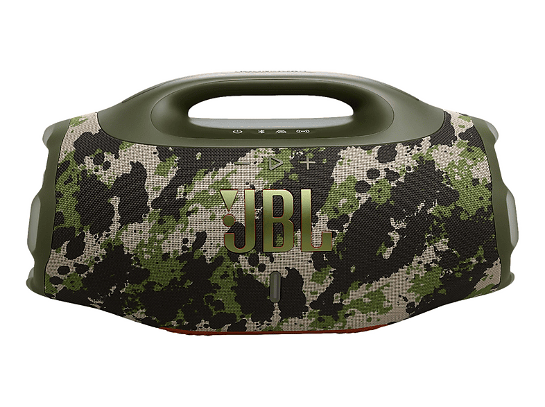 JBL BOOMBOX 4 SQUAD — Altavoz inalámbrico, 210 W, Bluetooth, Camuflaje, 28 h