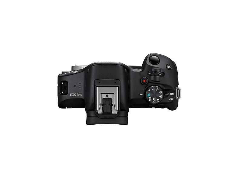 CANON Canon EOS R50 — Cámara EVIL, Negro, 24,2 megapixel, CMOS, 3840 x 2160 (4K), vista 2