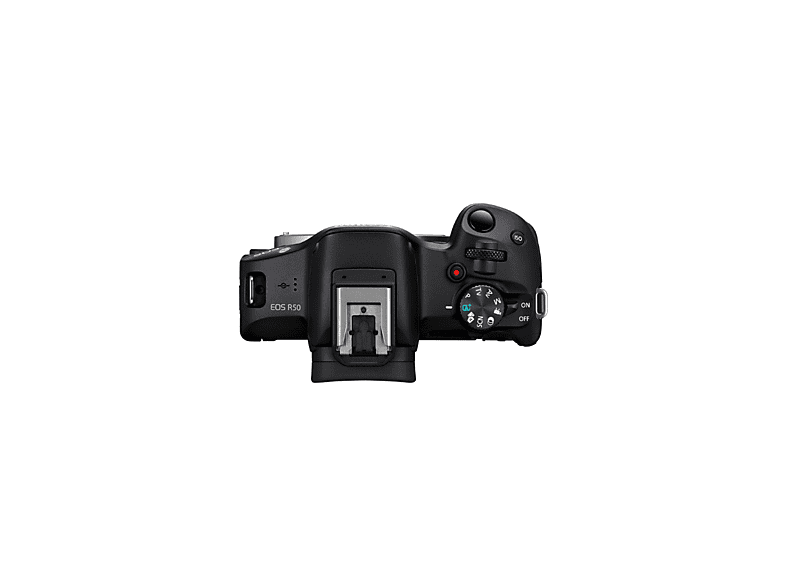 CANON Canon EOS R50 — Cámara EVIL, Negro, 24,2 megapixel, CMOS, 3840 x 2160 (4K), vista 3