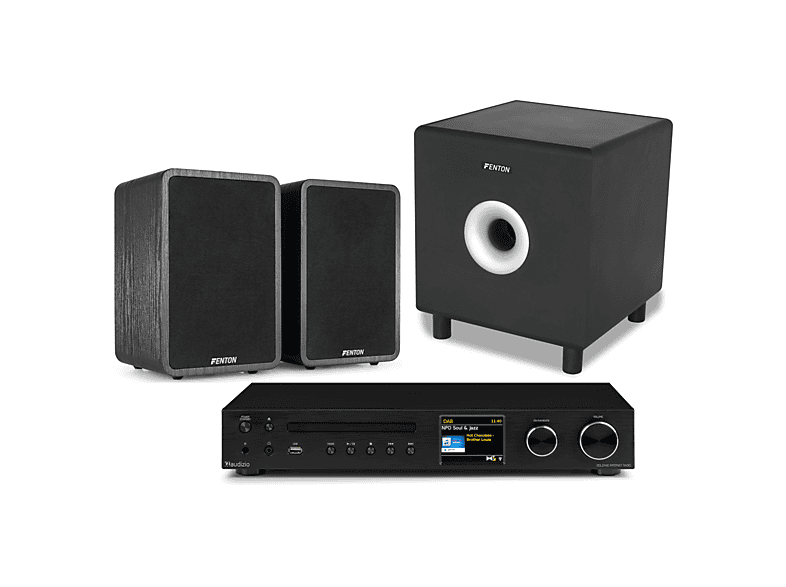 FENTON 2.1 home sound system FENTON — Altavoz de gran potencia, Black