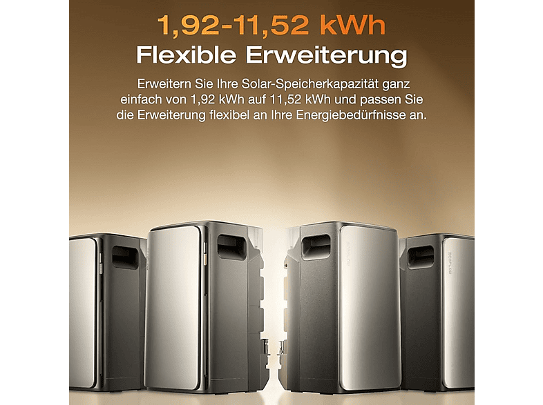 ECOFLOW 2×STREAM Pro con 1× cable paralelo STREAM — Kit solar, 2300 W, vista 5