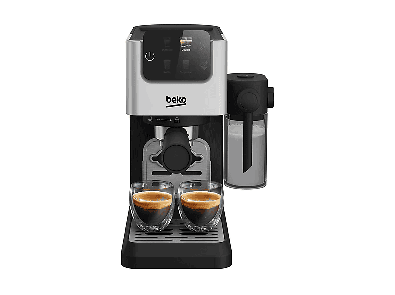 BEKO CEP5304X — Máquina espresso, 15 bar, 0,1 V, 300 ml, 2 tazas