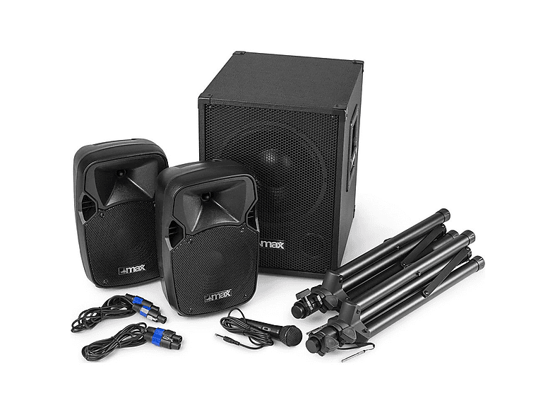 MAX MX700 — Subwoofer, Black, vista 2