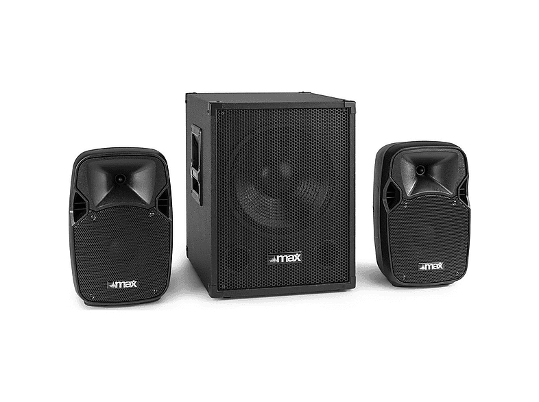 MAX MX700 — Subwoofer, Black, vista 3