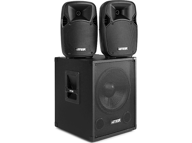 MAX MX700 — Subwoofer, Black, vista 4