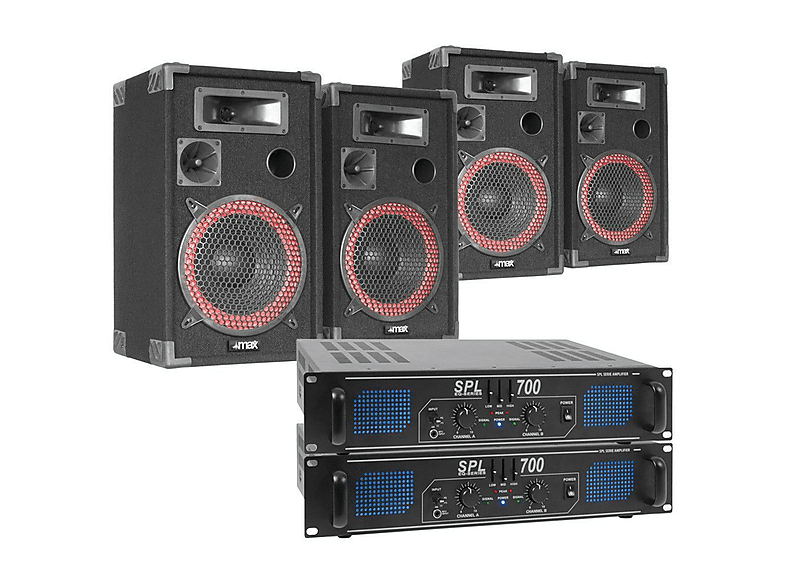 SKYTEC — Altavoz de gran potencia, Black, XEN-3510 SKYTEC