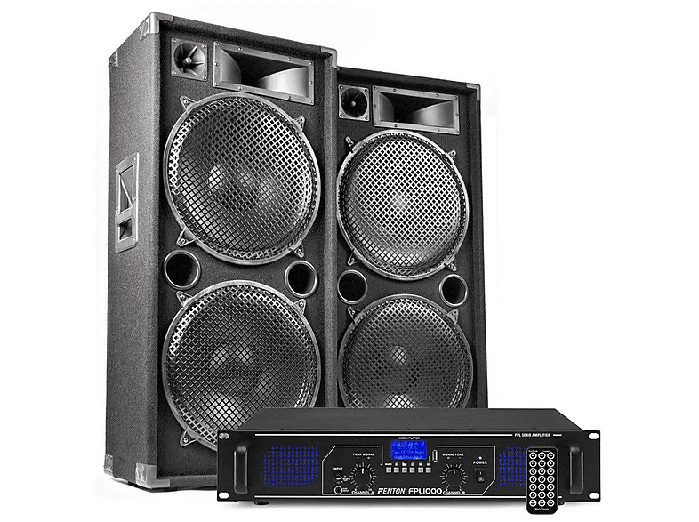 FENTON — Altavoz de gran potencia, Black, MAX215 FENTON