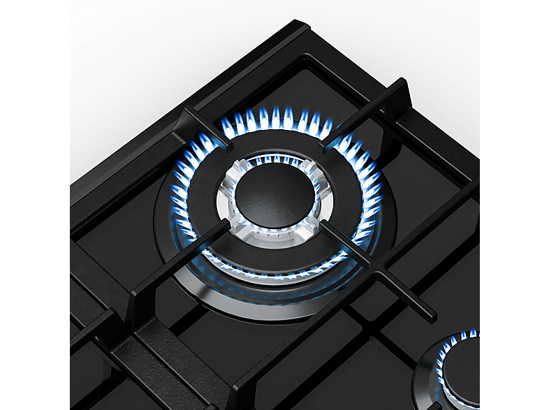 KLARSTEIN Verosteel — Placa de gas, 58,40 cm, Negro, 4 zonas, vista 6