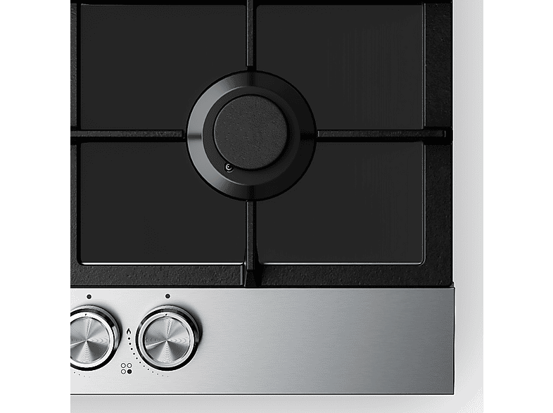 KLARSTEIN Verosteel — Placa de gas, 58,40 cm, Plata, 4 zonas, vista 4
