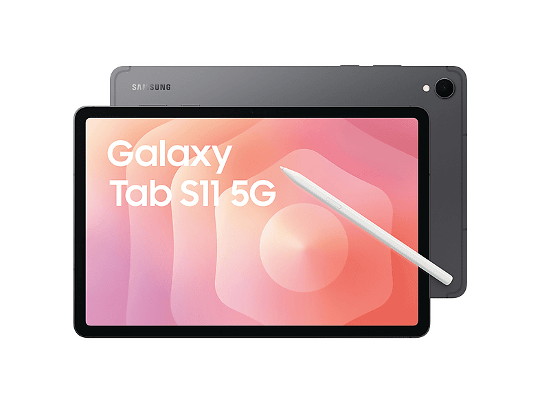SAMSUNG Galaxy Tab S11 — Tablet, 128 GB, Gris, 12 GB RAM, 11" WQXGA