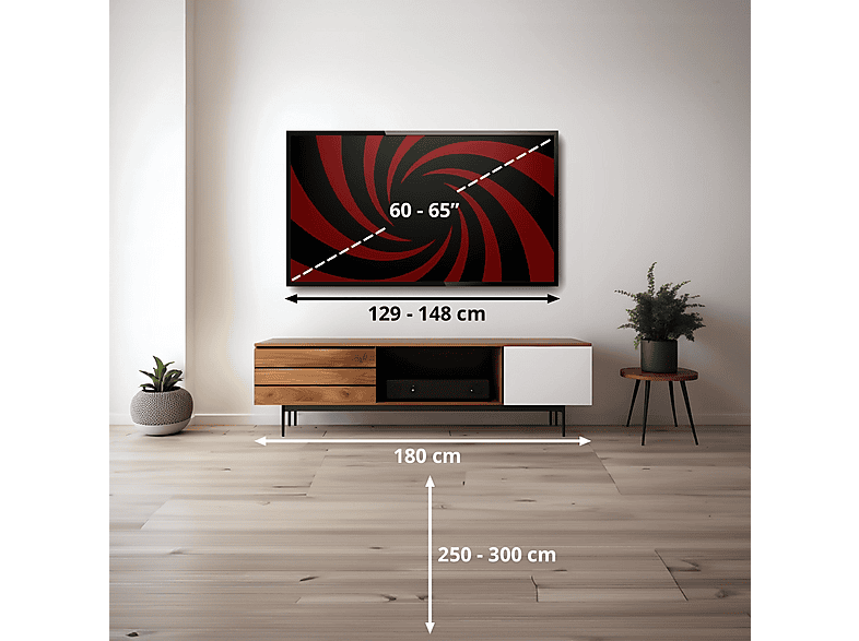 SAMSUNG The Frame GQ65LS03FWU — TV Neo QLED 65", Negro, UHD 4K, NQ4 AI Gen3, Smart TV, vista 4