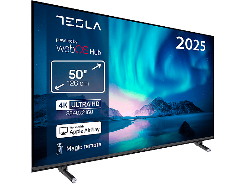 TESLA 50E645BUW Series 6 — TV LED 50", Gris, Full-HD, Smart TV
