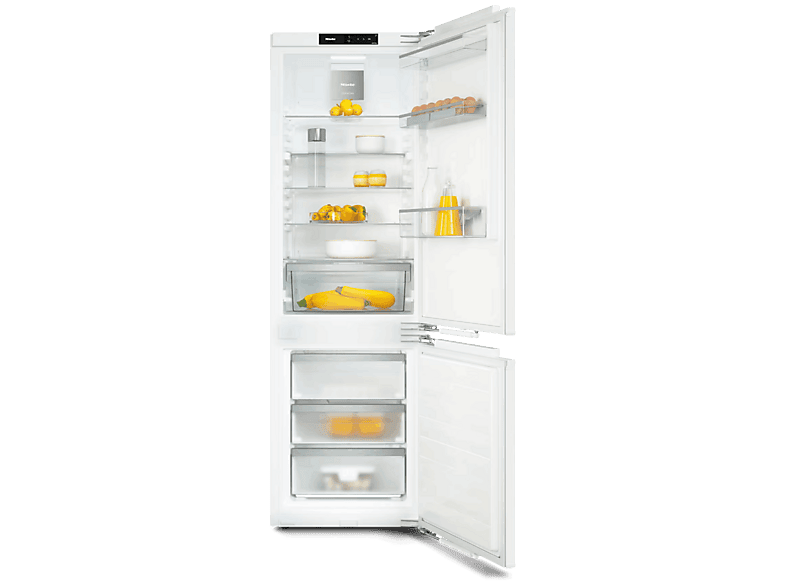 MIELE KFN 7734 B — Frigorífico combi integrable, 177 cm Alto, No Frost, 253 l, Luces LED