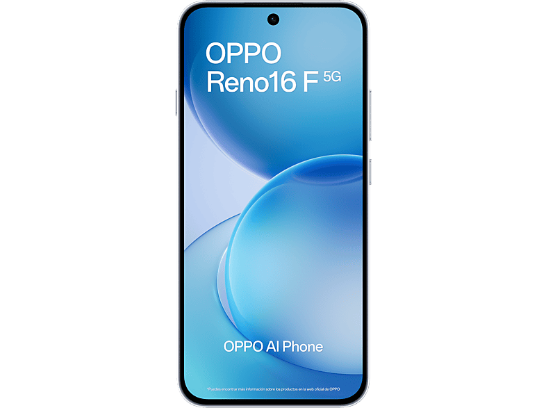 OPPO Reno16 F — Smartphone, Blanco, 256 GB, 8 GB RAM, 6500 mAh, vista 5