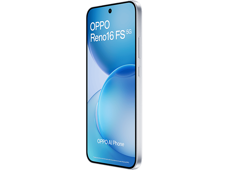 OPPO Reno16 FS — Smartphone, Blanco, 512 GB, 8 GB RAM, 6500 mAh, vista 7