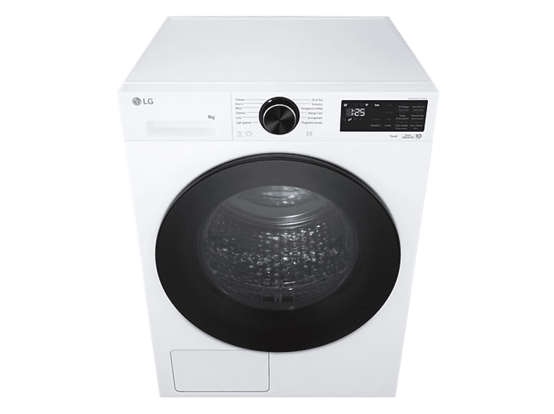 LG RHX7010TLB — Secadora bomba de calor, 10 kg, 24 programas, Blanco, AI DUAL Inverter™, vista 8
