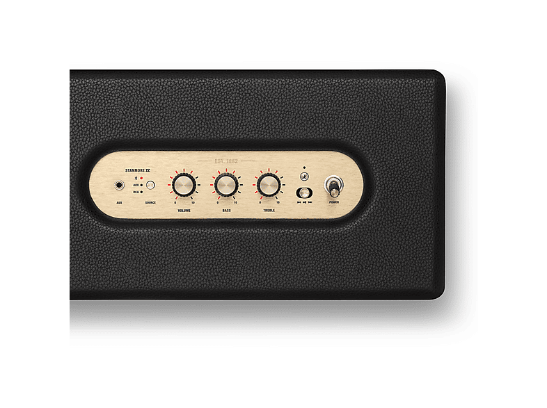 MARSHALL Stanmore IV — Altavoz bluetooth, 110W, 1 woofer clase D de 60W y 2 tweeters clase D de 25W, Negro, BT, vista 5