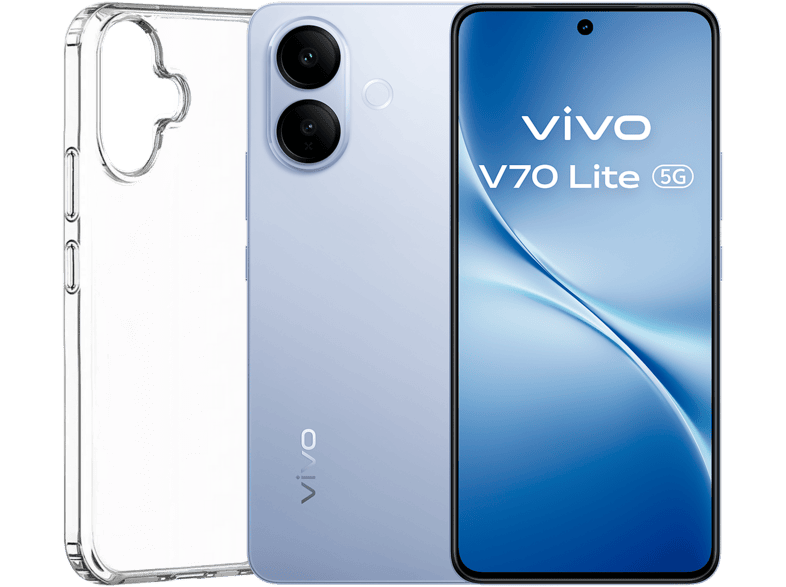 VIVO V70 Lite — Smartphone, 256 GB, 6 GB RAM, 6500 mAh, Titanium Blue, vista 2