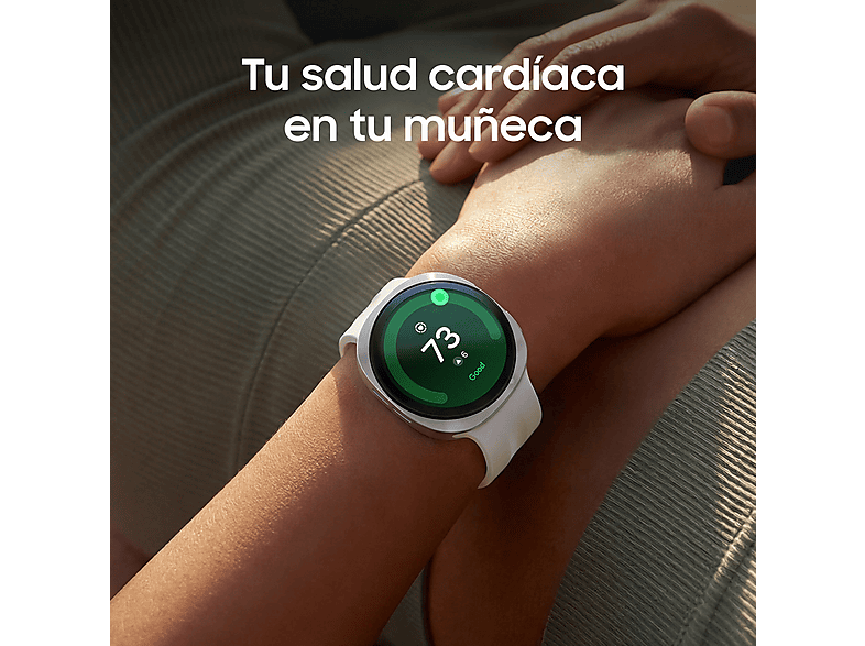 SAMSUNG Galaxy Watch9 LTE 40mm — Smartwatch, 32 GB, 2 GB RAM, Crema, 4G, vista 6