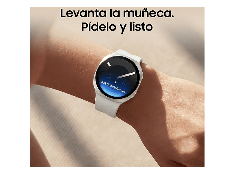 SAMSUNG Galaxy Watch9 LTE 40mm — Smartwatch, 32 GB, 2 GB RAM, Crema, 4G, vista 8